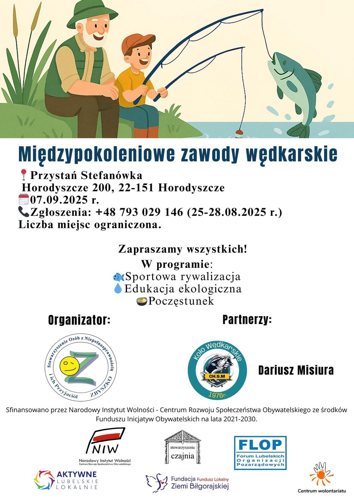 Międzypokoleniowe Zawody Wędkarskie